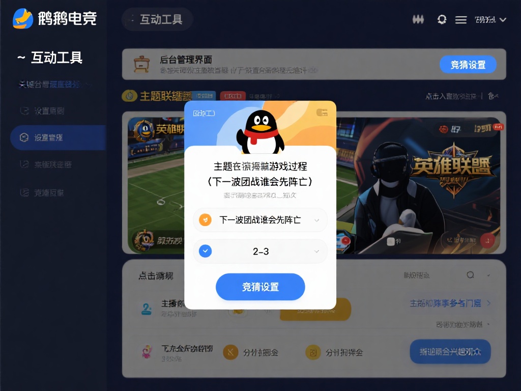 企鹅电竞主播如何巧设竞猜活动吸引观众踊跃参与？ 
