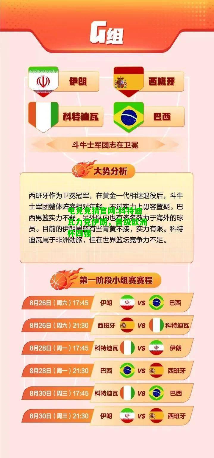 电竞竞猜官网:科特迪瓦力克伊朗，晋级欧洲杯四强