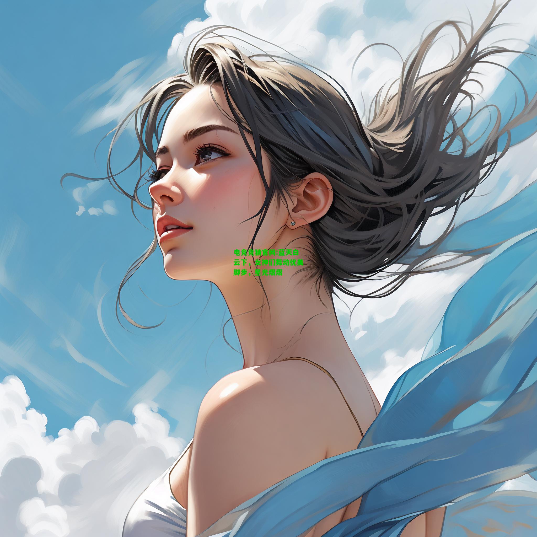 电竞竞猜官网:蓝天白云下，女神们舞动优美脚步，星光熠熠